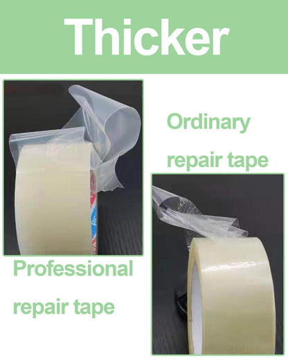 vensovo Greenhouse Covering Plastic Repair Tape - Heavy Duty Garden Green House Sheeting, Plastic Polyethylene Film Repair Tape (6"×164')