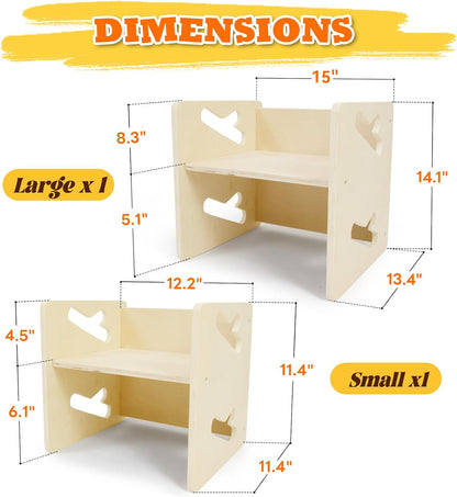 Montessori Weaning Table and Chair Solid Wooded Toddler Table and Chair Set Kids Montessori Furniture