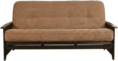Starlight Canyon Home Brown Futons with 100% Polyester Fabric, Durable Frame, Stylish and Comfortable for Living Room, Guest Room, Modern Home Decor