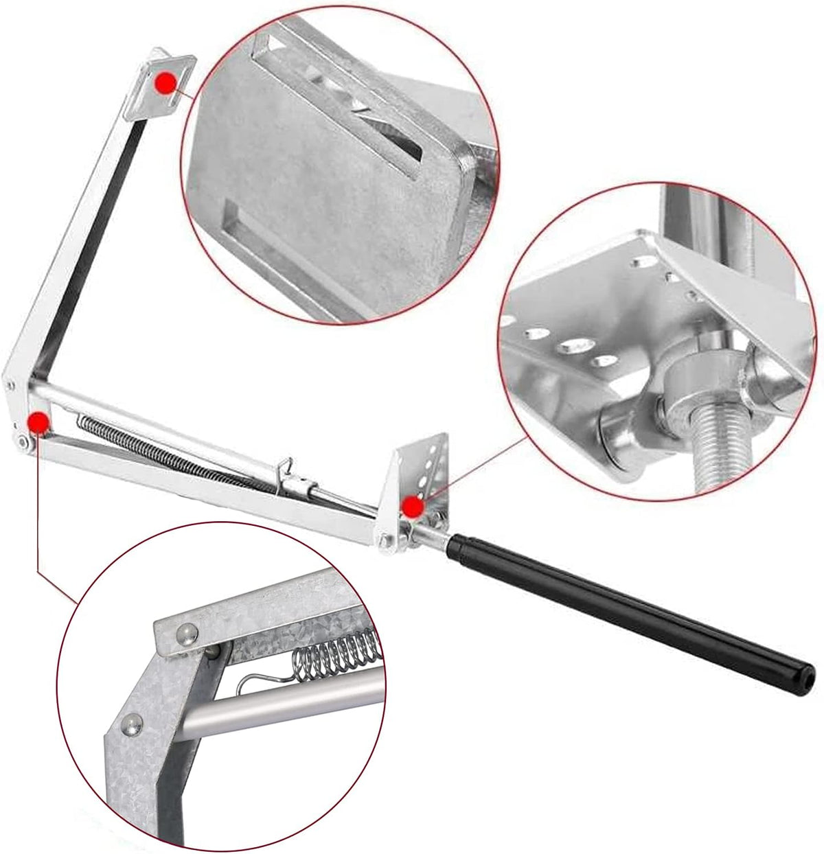 2X Auto Greenhouse Window Opener, Solar Heat Sensitive Auto Vent Opener, Roof Vent Opener Gardening Tools for Sunlight Room Automatic Greenhouse Accessories (Single Spring Up to 15 Lbs)