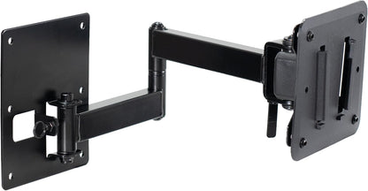 VIVO Black RV TV Mount with Arm for VESA 100x100mm, Mount-VWRV3 | Articulating Extension, Quick Disconnect Plastic Polymer Mount, Low Profile Wall Bracket for Camping Indoor Use, Holds 22 lbs