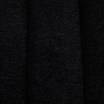 Modern Armless Bed Bench - Channel Tufted Chenille Upholstered, Multi-Use as Couch Daybed Chaise or Ottoman Foot Stool for Living Room, Bedroom, Entryway (69.7", Black)