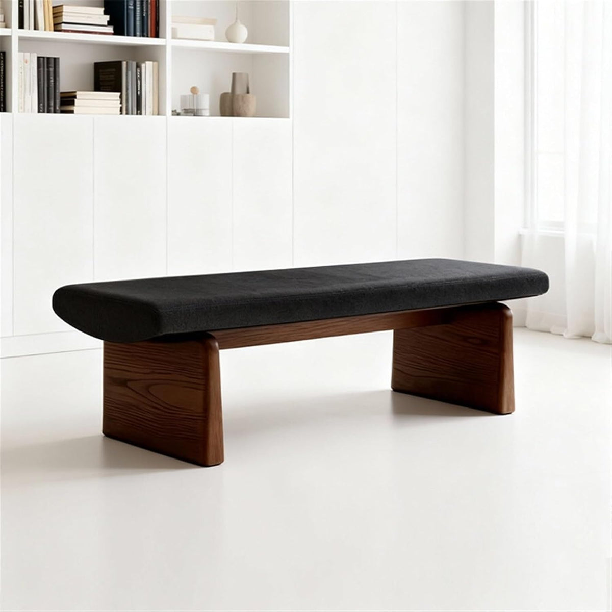 Modern Wooden Sofa Bedroom Bed end Bench Hotel Leisure Entryway(XXXX-Large)