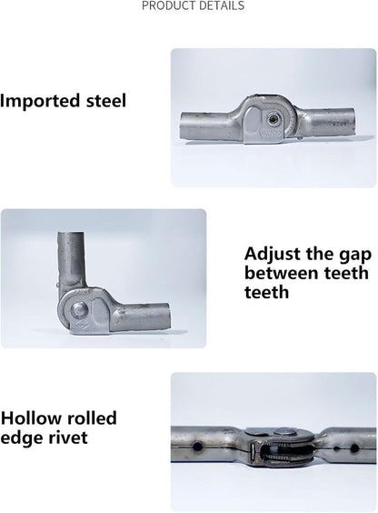 14 Position Adjustable Heavy Duty Hinges for Recliner Sofas & Lounges 19.1mm Steel Pipes Compatible Adjustable Durability Hinges for Sofa Bed