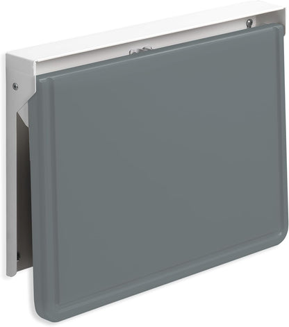 Carstens WALLAdesk™ Mini Wall Mounted Desk - Surf, 16.87 x 10.62, Durable, Professional Grade Murphy Desk for Healthcare, Home, Office, Schools - Compact, Slim Wall Mounted Folding Table