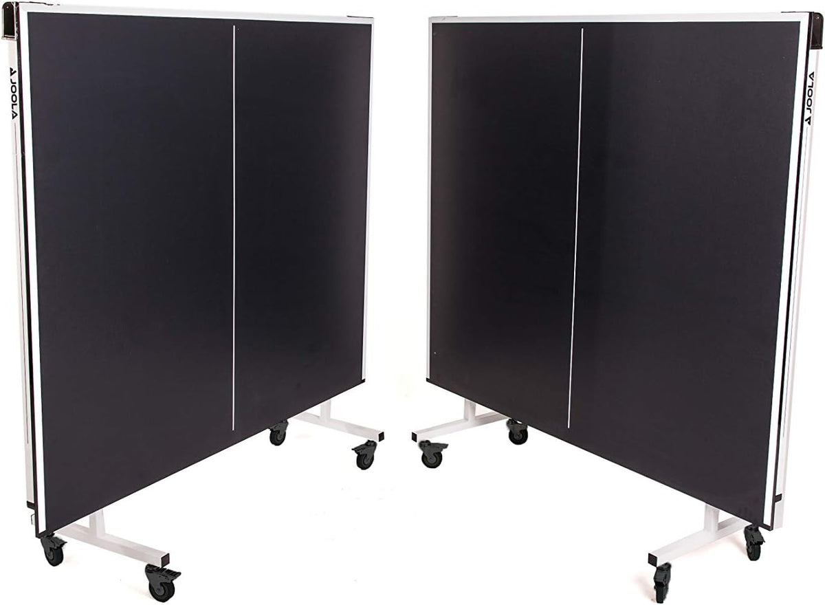 JOOLA Rally TL Professional MDF Indoor Ping Pong Table w/Quick Clamp Table Tennis Net & Post Set - 10 Minute Easy Assembly - Corner Ball Holders - Tournament Quality - Includes Playback Mode
