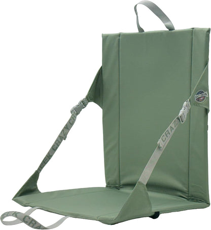 Crazy Creek Original LongBack Chair, Portable Chair for Camping and Stadiums, High Density Foam Cushion, Comfortable and Adjustable Back Support, Lightweight and Foldable, Water-Resistant