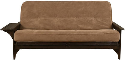 Starlight Canyon Home Brown Futons with 100% Polyester Fabric, Durable Frame, Stylish and Comfortable for Living Room, Guest Room, Modern Home Decor