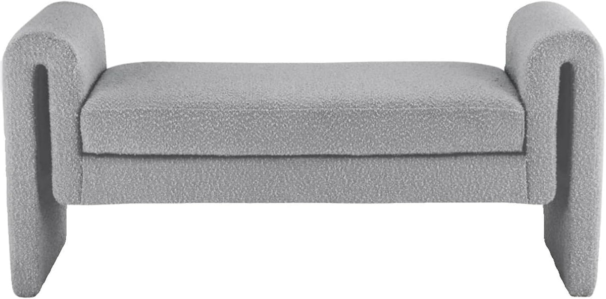 Modern Bedroom Ottoman Bench,Upholstered End of Bed Modern Entryway Shoe, Living Room Dinning Entryway