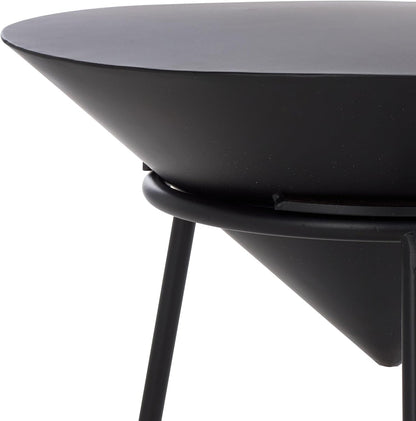 SAFAVIEH Home Collection - Apuline Modern Black Side Table with Tripod Legs (ACC5513A)