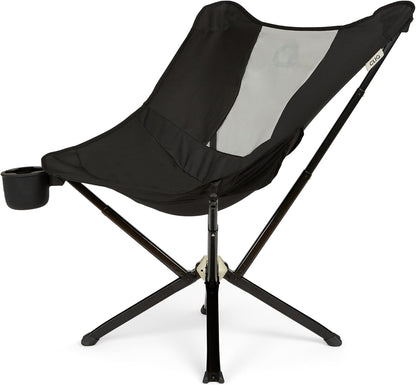 CLIQ MystiQ Camping Chair, Lightweight Portable Folding Outdoor Chair | Portable Folding Camping Chair, Compact Lounge Chair for Beach, Hiking, Sports & Lawn, 450 lb Capacity