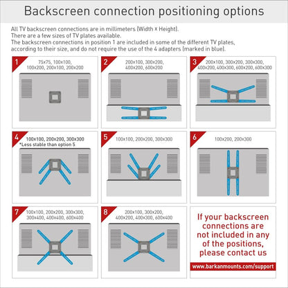 Barkan 30'' Long TV Wall Mount, 13-65 inch Full Motion Articulating - 4 Movement Flat/Curved Screen Bracket, Holds up to 80lbs, Extremely Extendable, Fits LED OLED LCD