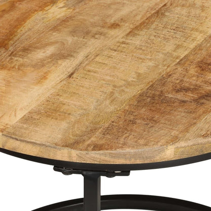 Nesting Tables 3 pcs Solid Mango Wood | Space Saving, Sturdy Tabletop, Versatile for Bedroom, Living Room, Office