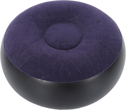 Round Footrest Stool, IndoorOutdoor Camping Outdoor Mattress Inflatable Ottoman for Camping Backyard Patio Garden Home