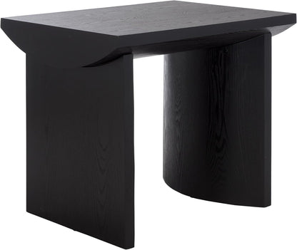 SAFAVIEH Home Collection - Bara Modern End Table, Black Rectangular Accent Side Table (ACC2316B)