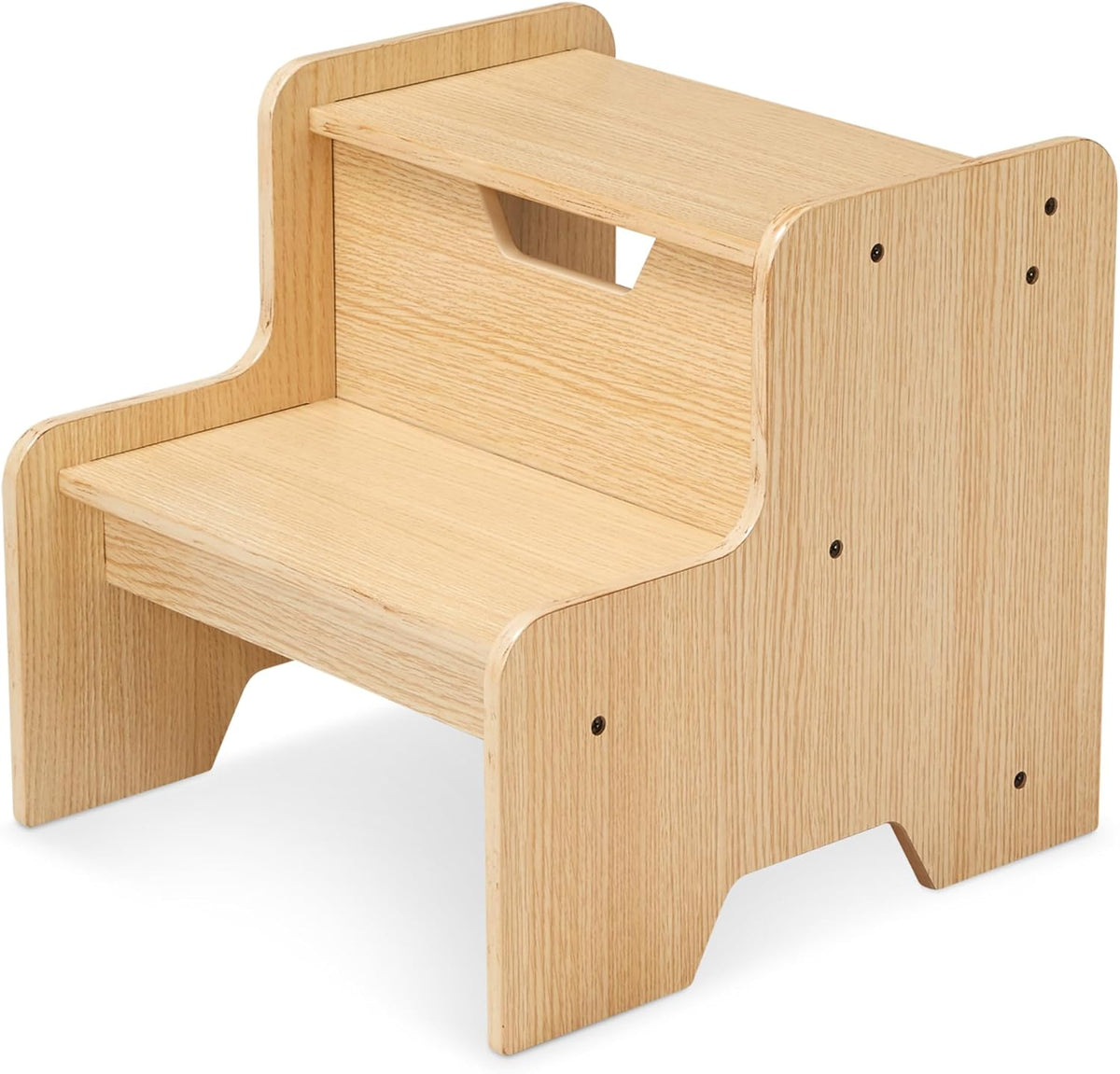 Melissa & Doug Kids Wooden Step Stool - Light Natural Finish
