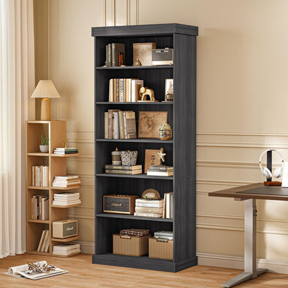 ivaniti 70.8" Tall Farmhouse Modular Kitchen Storage Cabinet with Glass Doors, 6-Tier Adjustable Shelves for Kitchen Organization, Set of 3, Black