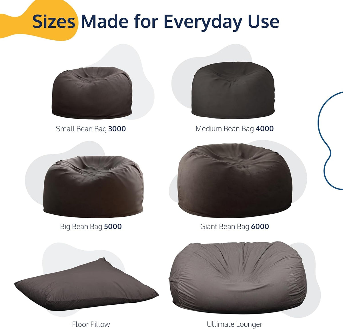 ULTIMATE SACK | 4 Ft Bean Bag Chair Replacement Cover Only | Teal Suede | Removable Washable Cover only