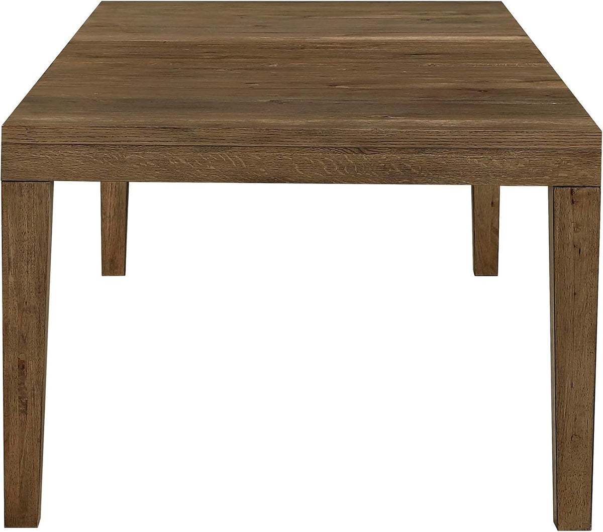 Lexicon 84-102 Inch Extendable Dining Table for 4-8 People, Large Rectangle Wooden Kitchen Table with Self-Storing Extension Leaf Space Saving, for Dining Room, Living Room, Home Office, Brown