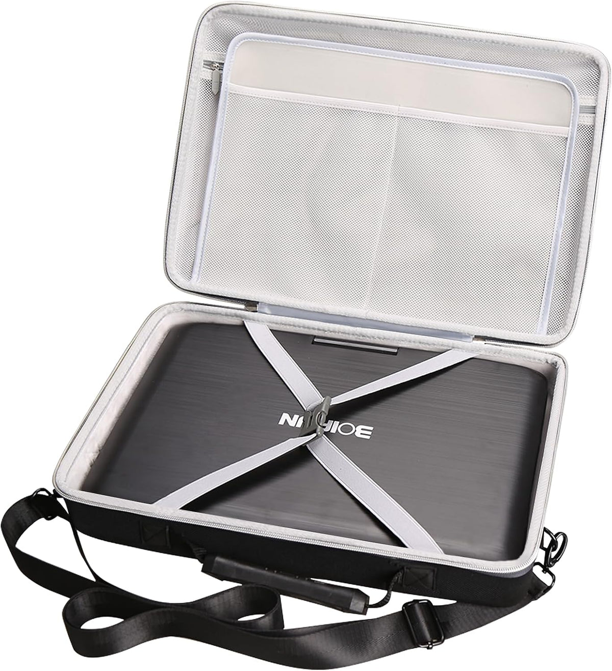 Tourmate Hard Storage Case for BOIFUN/YOTON/POFOTO/PJGCWB/WONNIE 17.5" Portable DVD Player，14'' 15.5" 15.7" 16.9" With Fixed Spring Rope EVA Box (Only Case)(Only BOX)