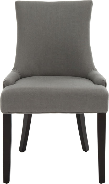 SAFAVIEH Home Collection - Lester Granite Upholstered Dining Chair, Modern Armless Design with Solid Wood Legs, Comfortable Seating for Dining Room or Kitchen (MCR4709B)