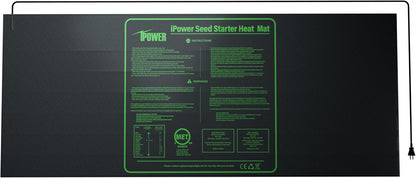 iPower 48" x 20" Waterproof Durable Seedling Heat Mat Warm Hydroponic Plant for Indoor Gardening Germination Starting