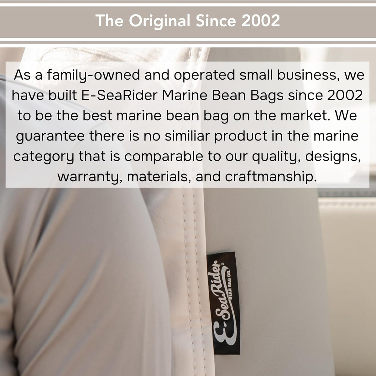 E-SeaRider Wedge Marine Beanbag (Small, Multi)