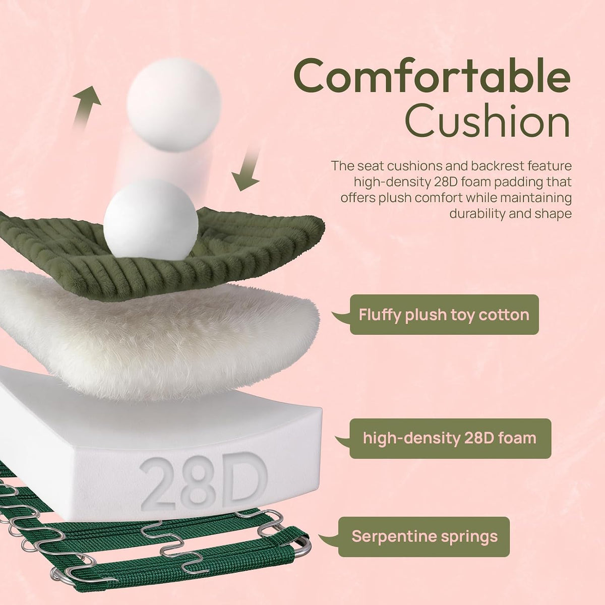 VINGLI Green Futon Sofa Bed Convertible Loveseat Sleeper Sofa Couch, Corduroy Pullout Sofa Fold Out Couch Bed with USB Ports, Cup Holders, Armrest for Living Room, Bedroom Apartment Room