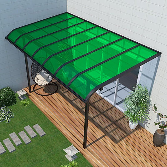 Daylighting Roof Panels Outdoor Sunshade Canopy Panels Greenhouse Panels Not Easy to Deform Easy to Assemble for Outdoor Shed Panels.(Green,3.3x3.3ft)