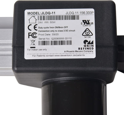 Okin Model JLDQ-11 & JLDQ.11.156.333P Power Recliner Lift Chair Motor, JLDQ.11.156.333P Electric Sofa Couch Actuator Replacement Parts