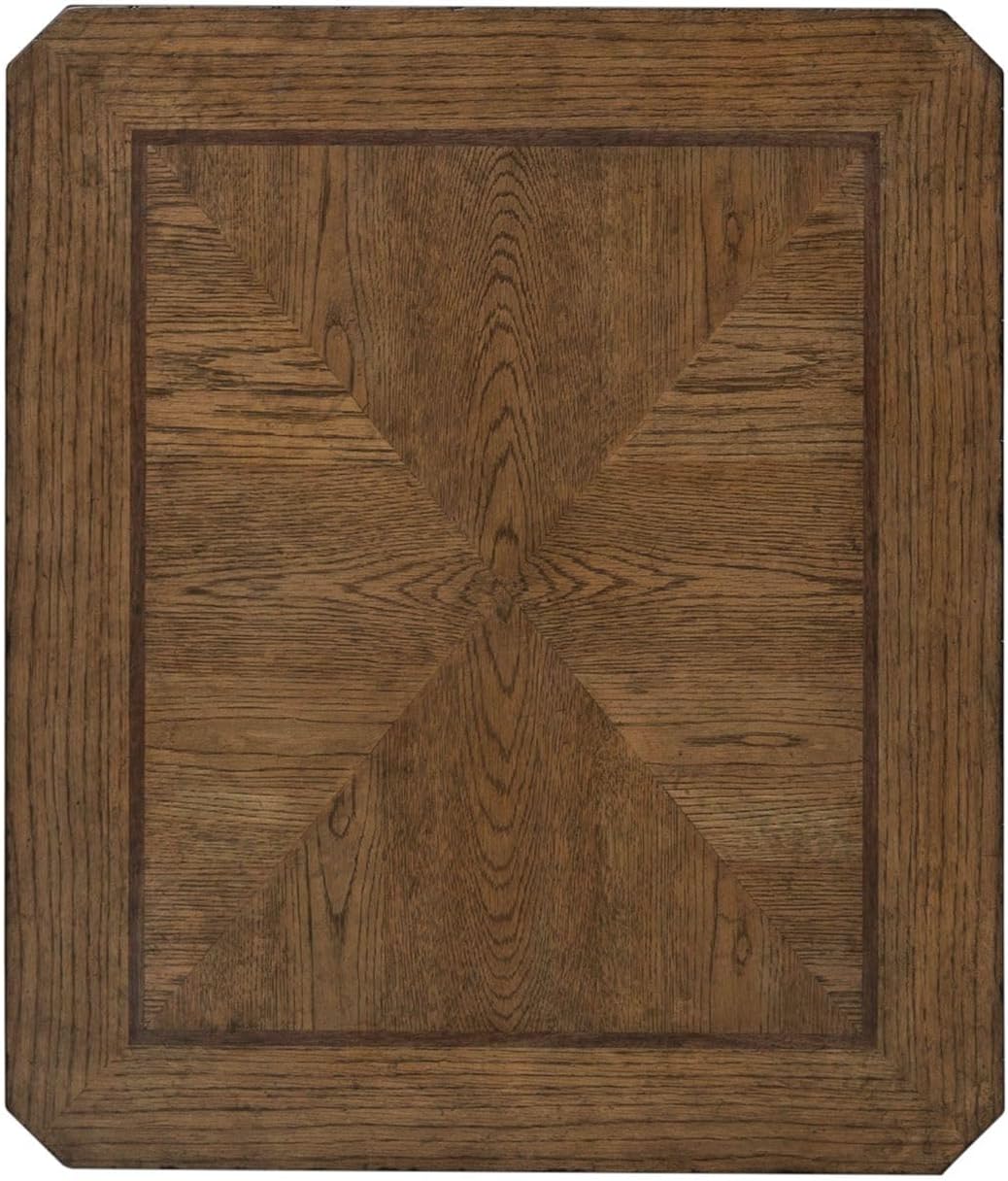 Liberty Furniture Carolina Park End Table for Living Room - Amber Brown Oak