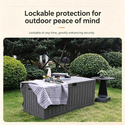 Package Delivery Boxes For Outside, Outdoor Storage Box With Lock Slot, Features Extra-large Storage Space, Deck Boxes Outdoor Waterproof, for A Wide Range Of Applications(X-Large)