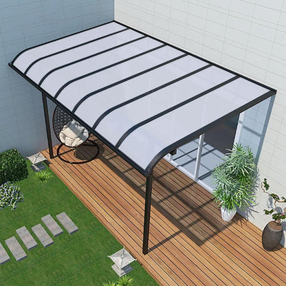 Daylighting Roof Panels Outdoor Sunshade Canopy Panels Greenhouse Panels Not Easy to Deform Easy to Assemble for Outdoor Shed Panels.(Milky White,4x16.4ft)