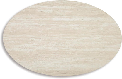 GTU Furniture Contemporary Faux Marble Rectangular 3-Piece Coffee Table Set, Cocktail Table with 2 Matching End Tables, Two-Tone Finish for Living Room