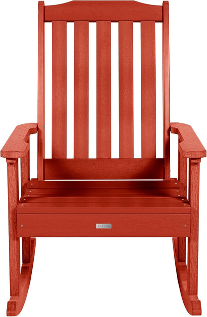 Highwood Lehigh Rocking Chair, Rustic Red
