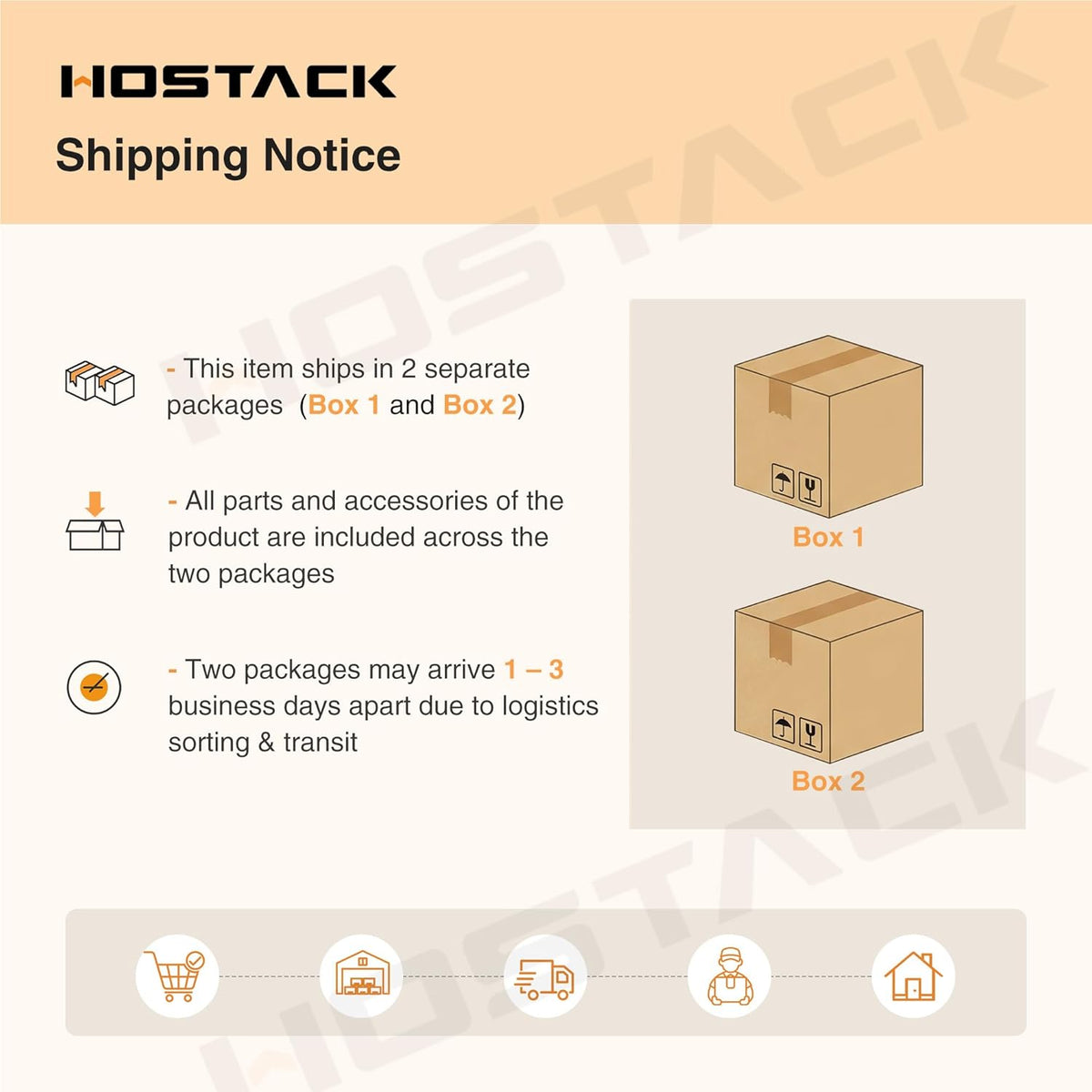 HOSTACK 71"W Farmhouse Kitchen Sideboard Buffet Cabinet with Storage, Brown