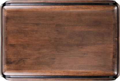 Furniture of America Nazaen Modern 2-Piece Coffee Table Set, Rich Walnut | Solid Wood 48-inch Coffee Table and 25-inch End Table with Drawers and Splayed Legs for Living Room, Home Office