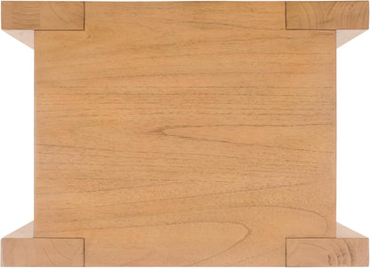 SAFAVIEH Couture Collection - Jessandria Natural Brown Accent Table, Contemporary Design, Fully Assembled (SFV7719A)