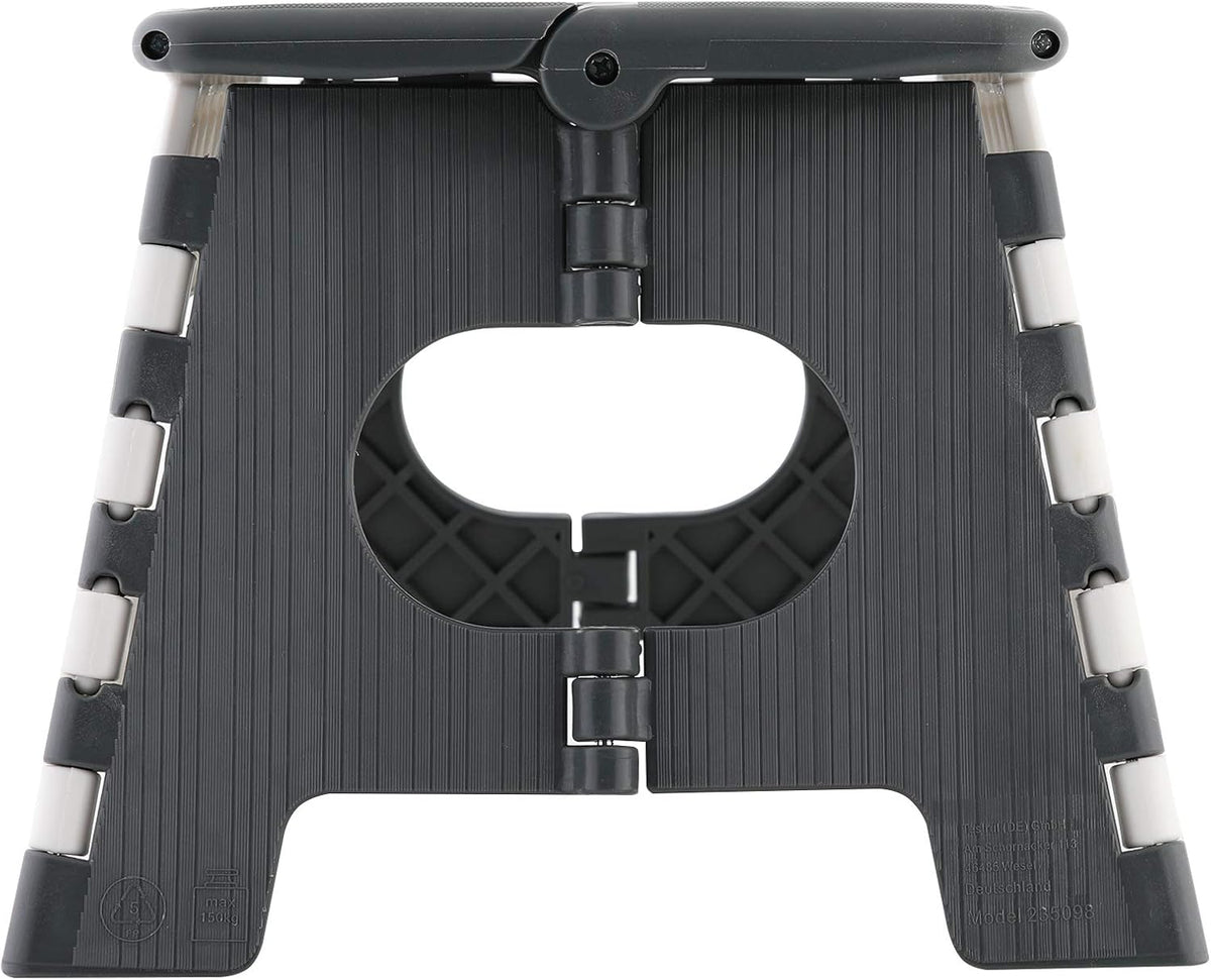 axentia Klapphocker, aus Kunststoff, Faltbarer Tritthocker stabil bis 150 kg, farblich sortiert