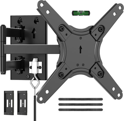 Suptek Lockable RV TV Mount for 13-43 Inch TVs | Full Motion Locking Wall Mount for Camper, Trailer, Motorhome, Boat, Truck, Indoor and Outdoor, VESA 200mm, Supports 44lbs, Model MA1342