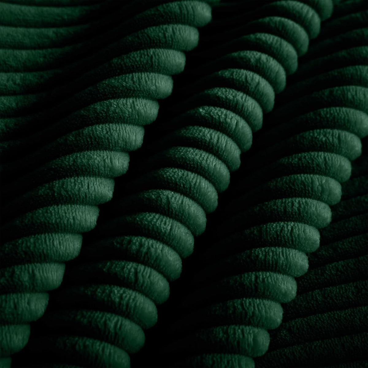 Corduroy Fabric Ottomans Footrest to Combine with 2 Seater Sofa, 3 Seater Sofa and 4 Seater Sofa, Green Corduroy