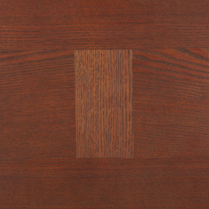 SAFAVIEH Home Collection Famoni Walnut Brown 2-Leg Square Top End Table
