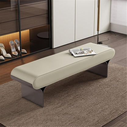 Modern Bedside Bench Bedroom Home Use Dressing Room Shoe Changing Entryway(Small)