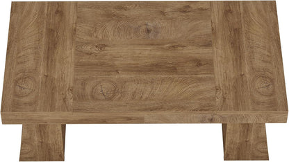 Tribesigns 55" Executive Desk, Wooden Office Desk with Double Pedestal, Modern Computer Writing Table for Home Office, Light Brown