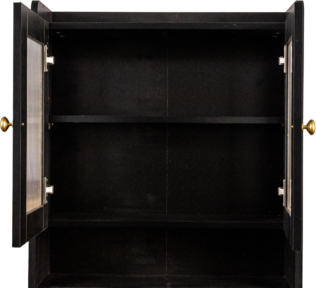 Spolllowe Kitchen Pantry Cabinet Farmhouse Storage Hutch with Microwave Stand Freestanding Buffet Sideboard Coffee Bar Cabinet for Kitchen Dining Room