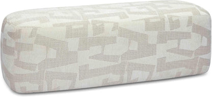 Tov Furniture Graceland 54" Cream Performance Jacquard Bench