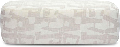 Tov Furniture Graceland 54" Cream Performance Jacquard Bench