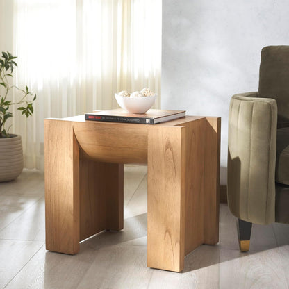 SAFAVIEH Couture Collection - Jessandria Natural Brown Accent Table, Contemporary Design, Fully Assembled (SFV7719A)