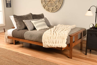 Kodiak Furniture Monterey Futon Set with Barbados Finish, Full, Canadian