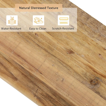 HOKYHOKY Reclaimed Solid Wood Console Table, 59" Long Entryway Table | Rectangular Couch Tables Behind Sofa, Farmhouse Accent Tables, Hallway, Entrance, Foyer, Living Room